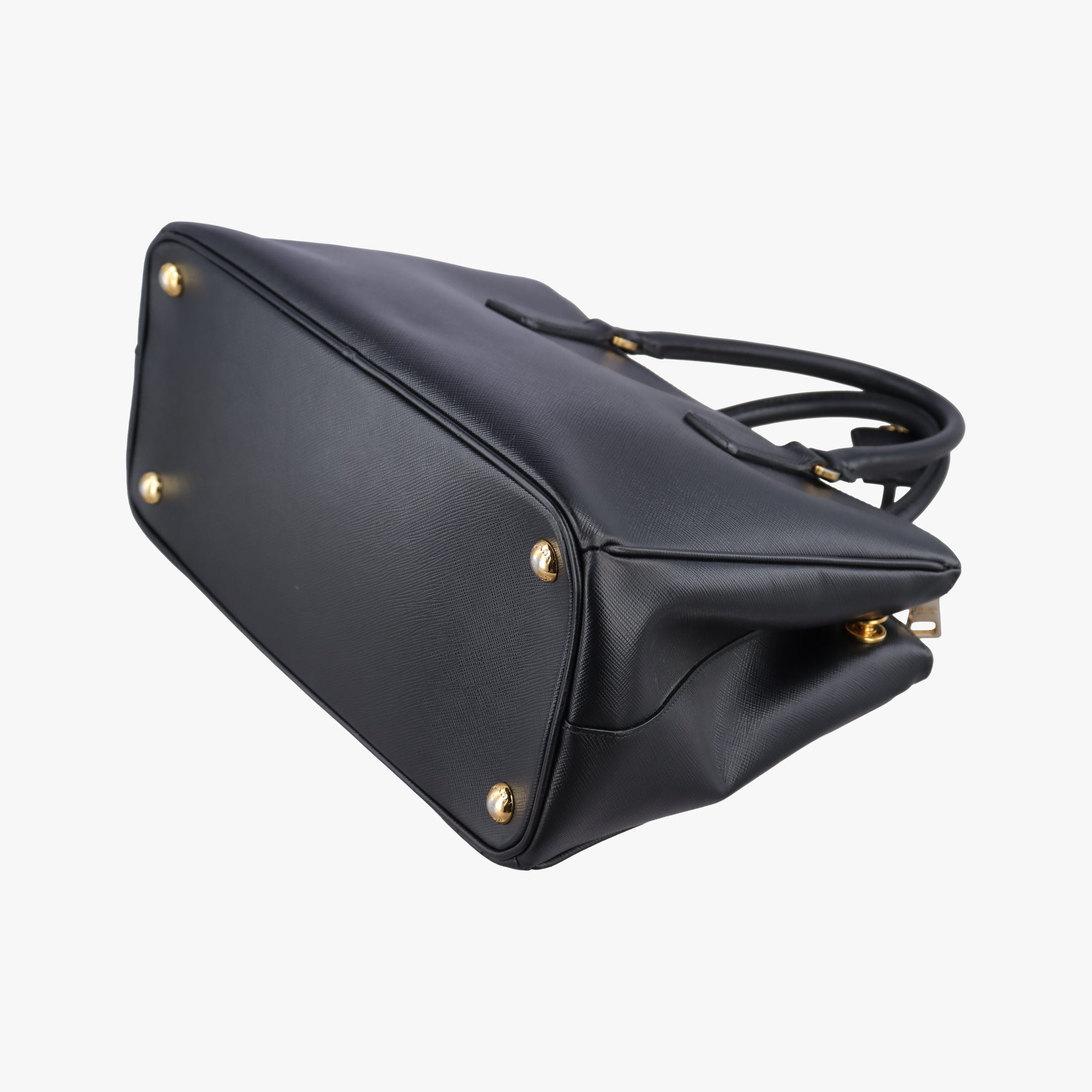 Pre-owned Prada Galleria Black SAFFIANO Leather BN2274 shoulderbag | stylenewstar