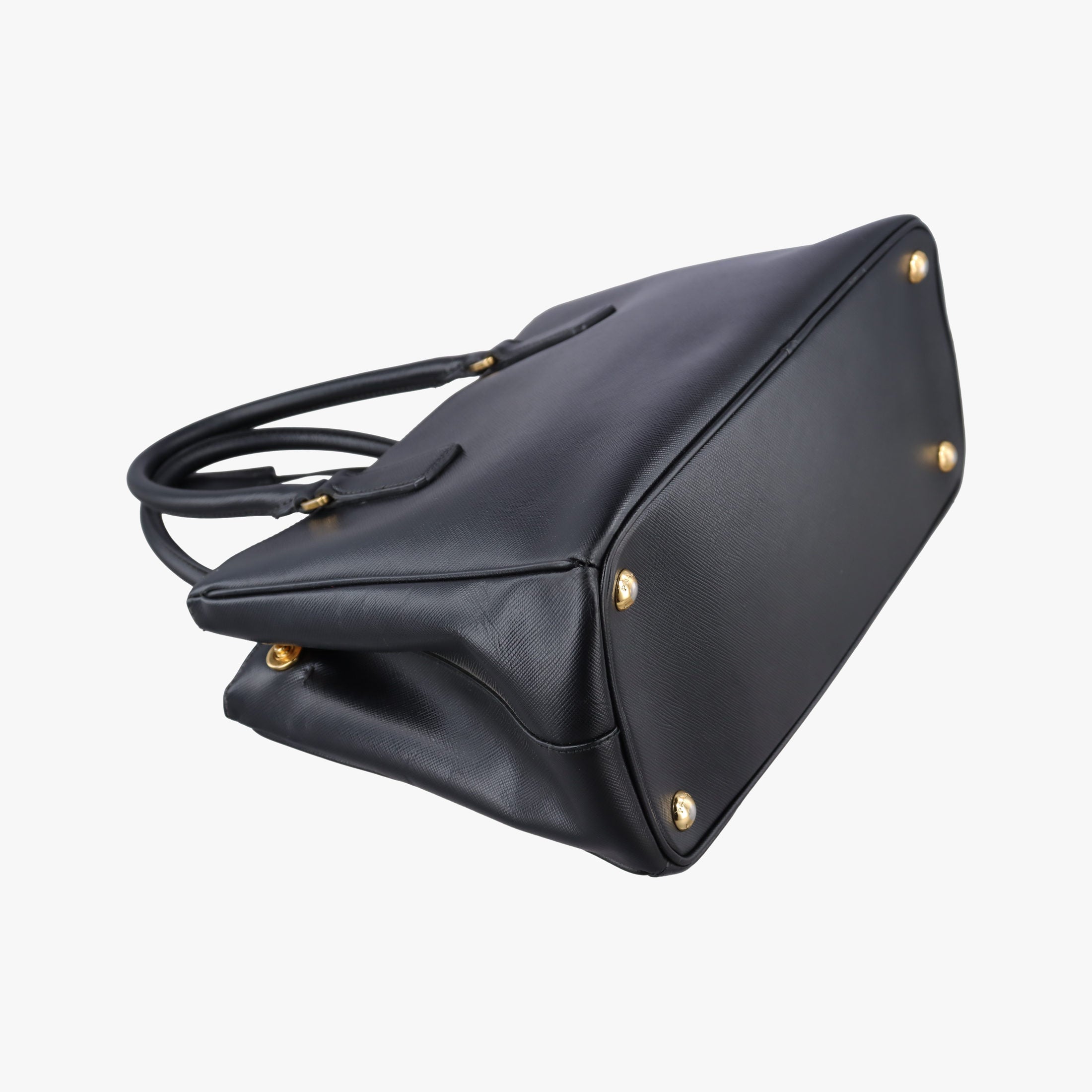 Pre-owned Prada Galleria Black SAFFIANO Leather BN2274 shoulderbag | stylenewstar