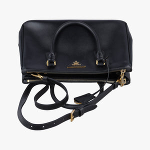 Pre-owned Prada Galleria Black SAFFIANO Leather BN2274 shoulderbag | stylenewstar
