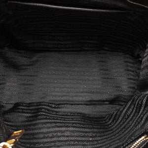 Pre-owned Prada Galleria Black SAFFIANO Leather BN2274 shoulderbag | stylenewstar