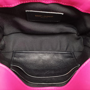 Pre-owned Yves Saint Laurent Baby Chai Rose Leather 399289 shoulderbag | stylenewstar