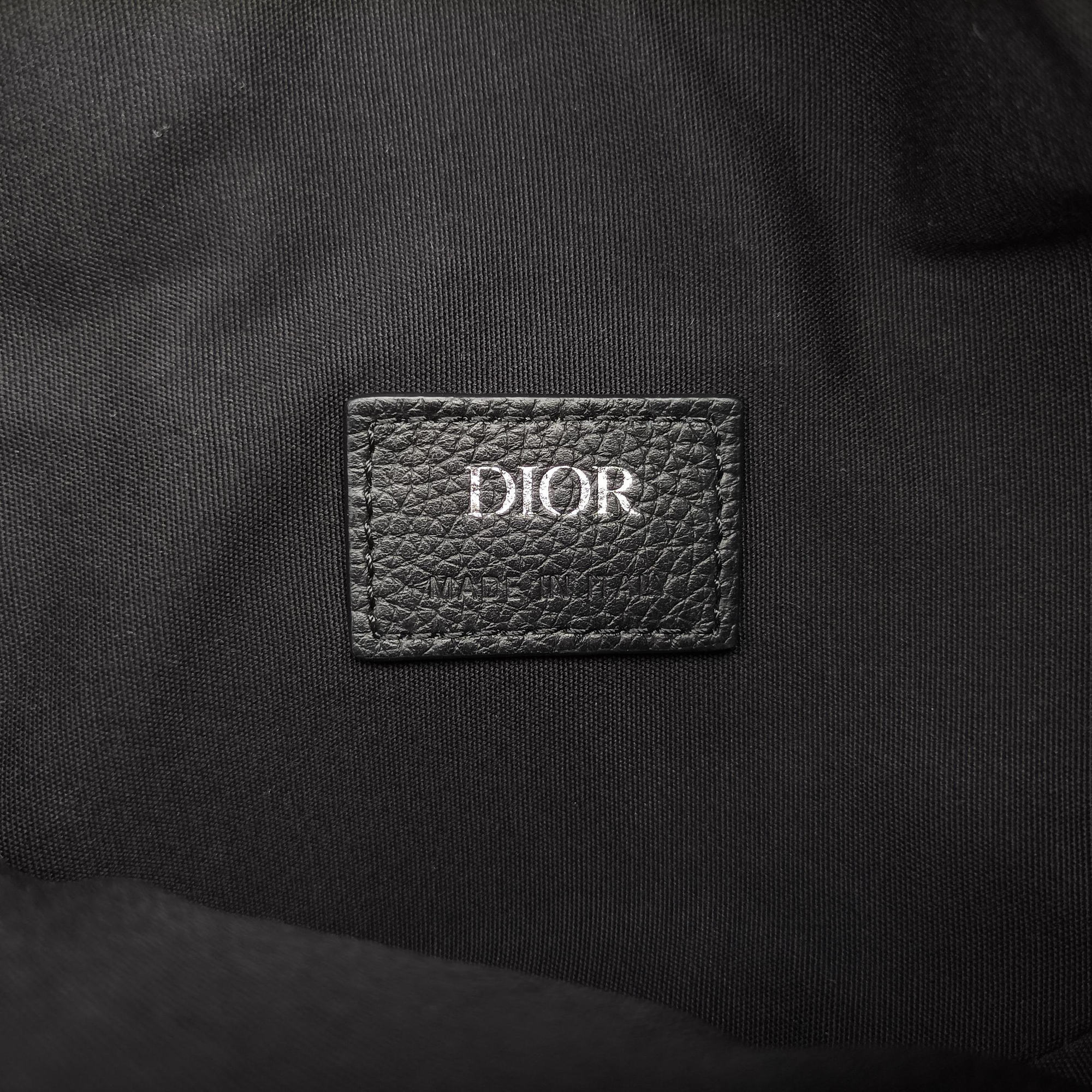 Pre-owned Christian Dior Saddle Black Leather  bum bag/waist bag | stylenewstar
