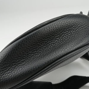 Pre-owned Christian Dior Saddle Black Leather  bum bag/waist bag | stylenewstar