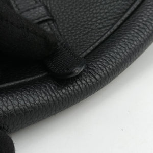Pre-owned Christian Dior Saddle Black Leather  bum bag/waist bag | stylenewstar