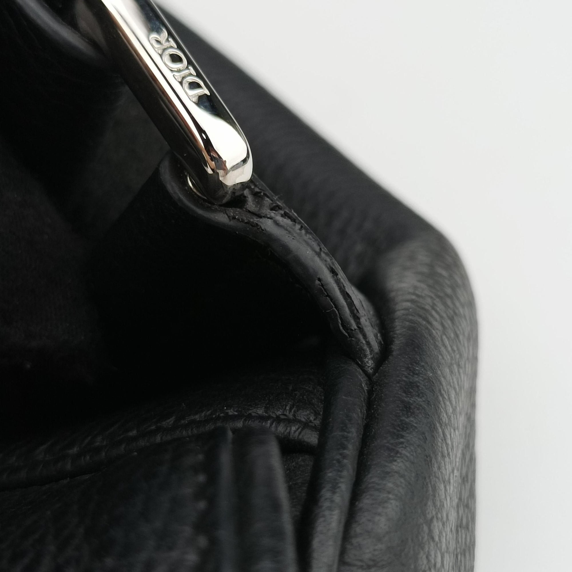 Pre-owned Christian Dior Saddle Black Leather  bum bag/waist bag | stylenewstar