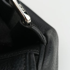 Pre-owned Christian Dior Saddle Black Leather  bum bag/waist bag | stylenewstar