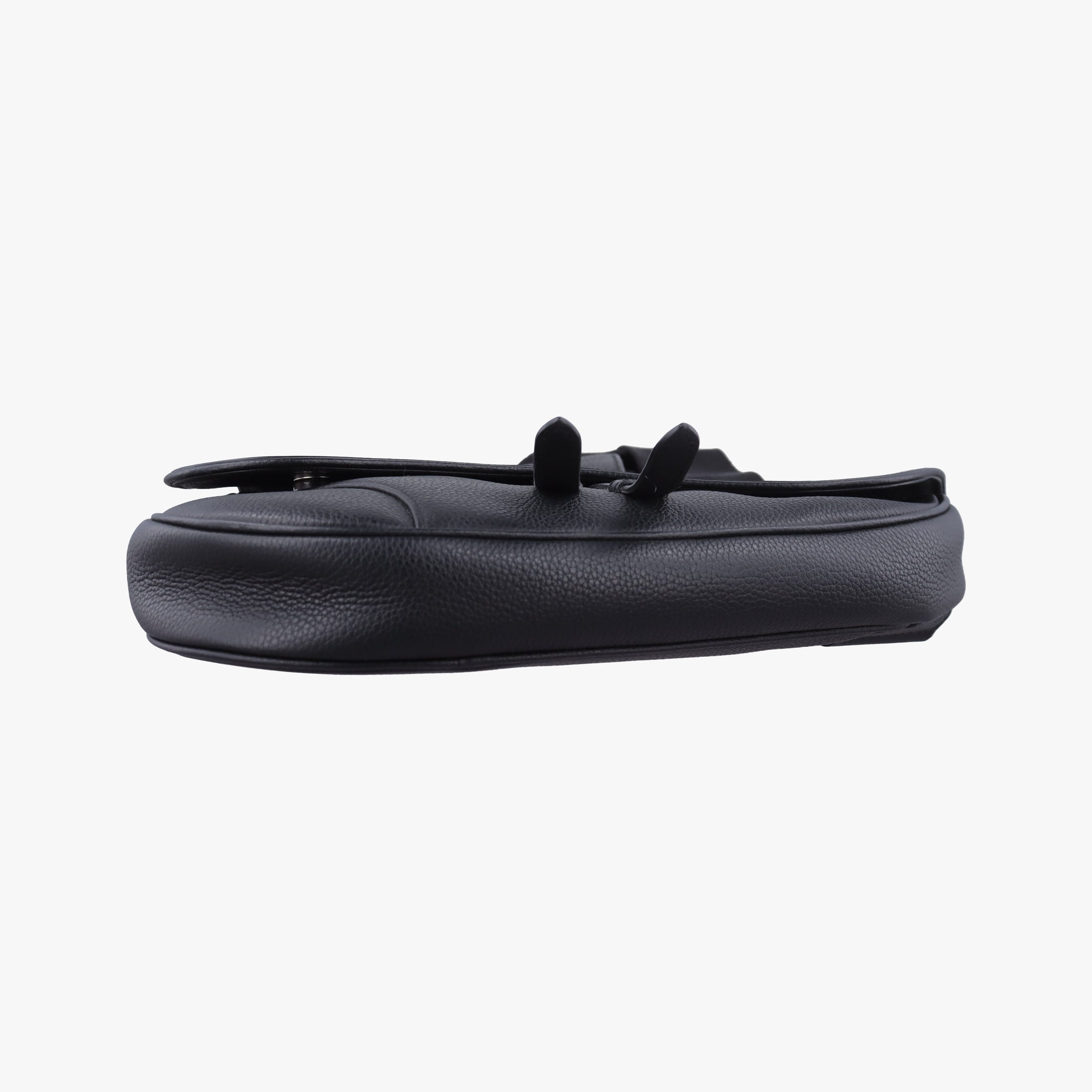 Pre-owned Christian Dior Saddle Black Leather  bum bag/waist bag | stylenewstar
