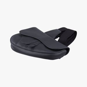 Pre-owned Christian Dior Saddle Black Leather  bum bag/waist bag | stylenewstar