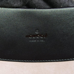 Pre-owned Gucci Printed bucket Black × blue × pink × green Leather 675882 shoulderbag | stylenewstar