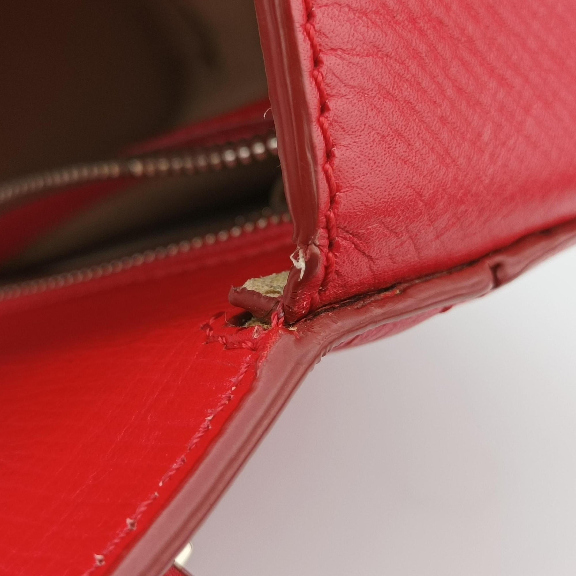 Pre-owned Givenchy Pandora Box Red Leather  shoulderbag | stylenewstar