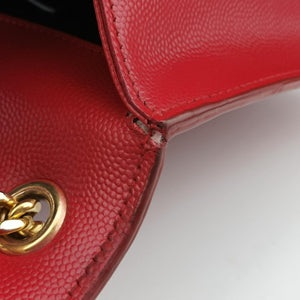 Pre-owned Yves Saint Laurent KATE Red Caviar leather 364021 shoulderbag | stylenewstar
