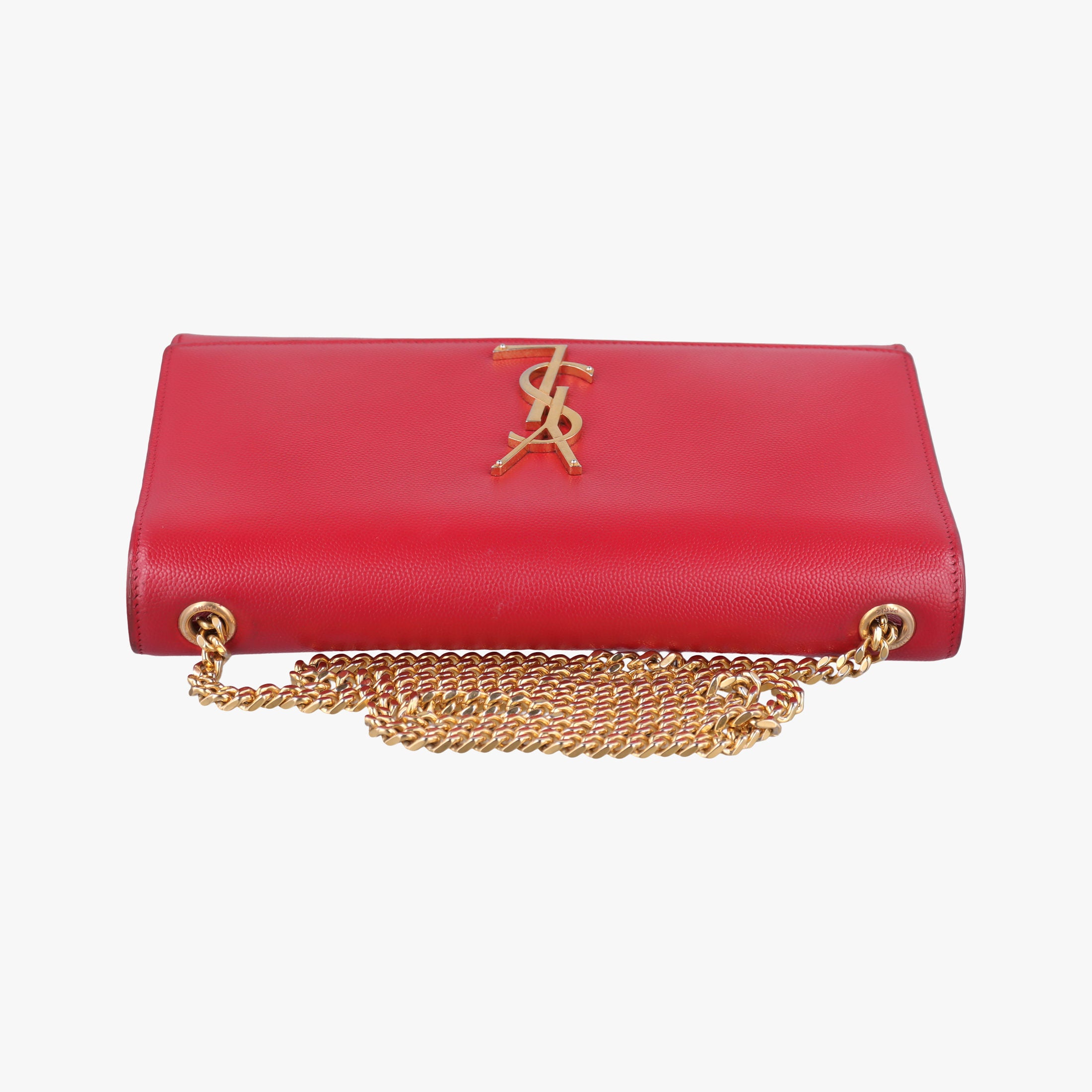 Pre-owned Yves Saint Laurent KATE Red Caviar leather 364021 shoulderbag | stylenewstar