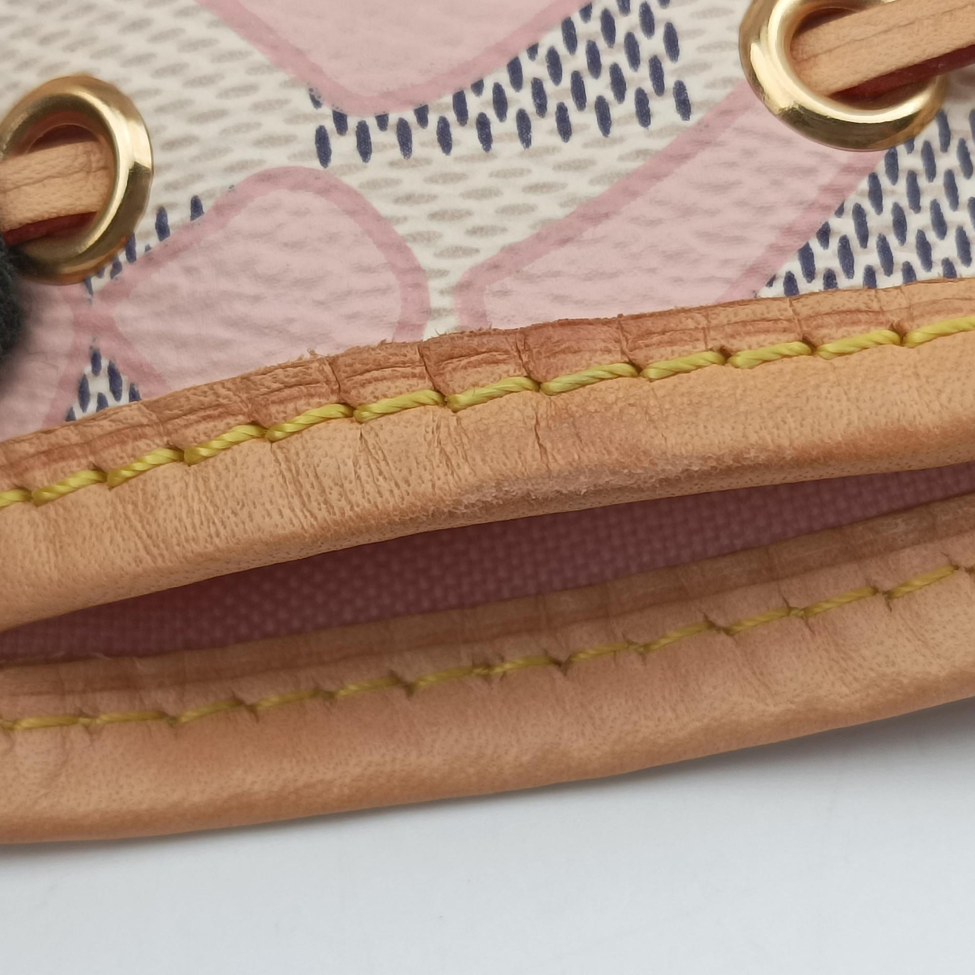 Pre-owned Louis Vuitton Tahitienne Nano Noe AZUR Damier Canvas N60052 shoulderbag | stylenewstar
