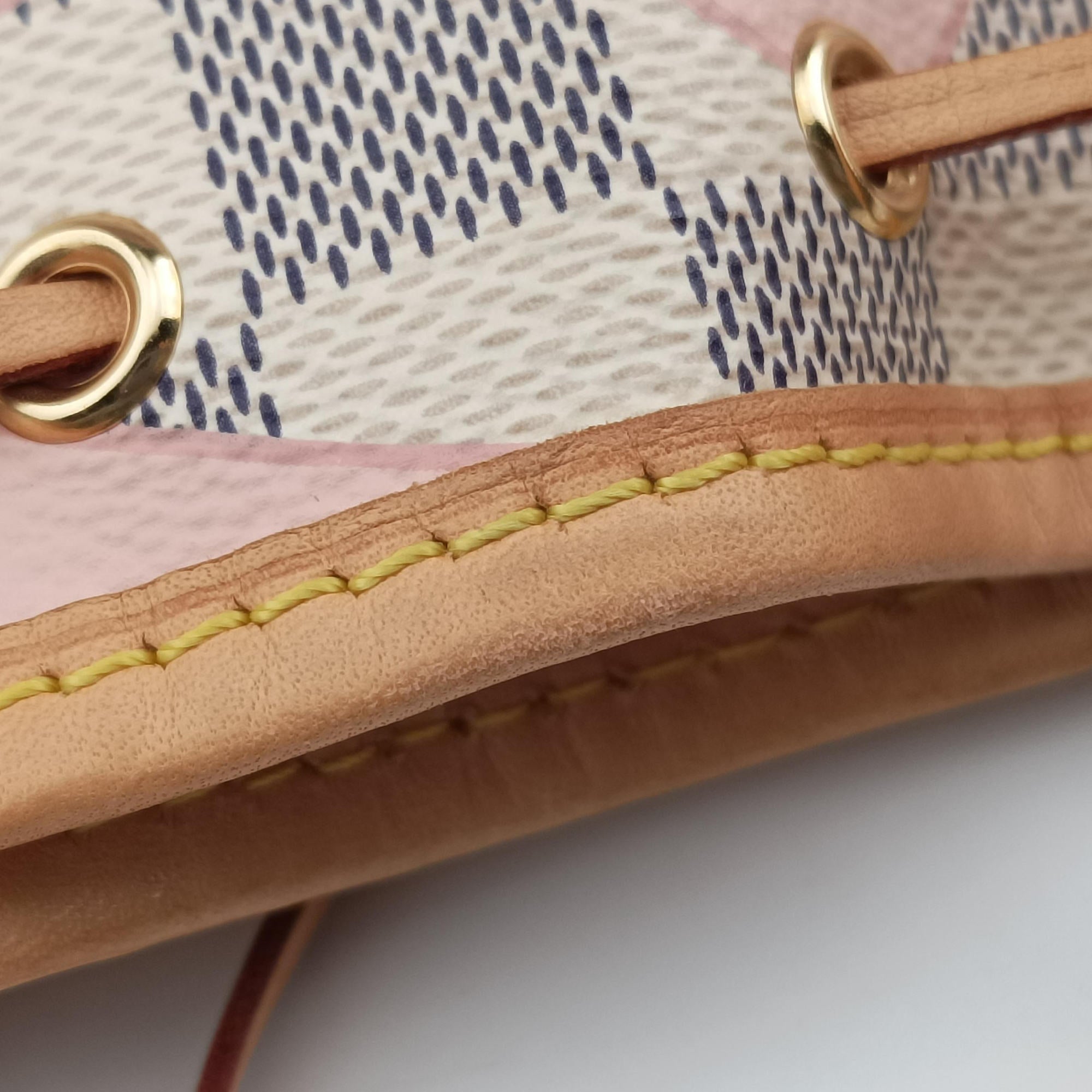 Pre-owned Louis Vuitton Tahitienne Nano Noe AZUR Damier Canvas N60052 shoulderbag | stylenewstar