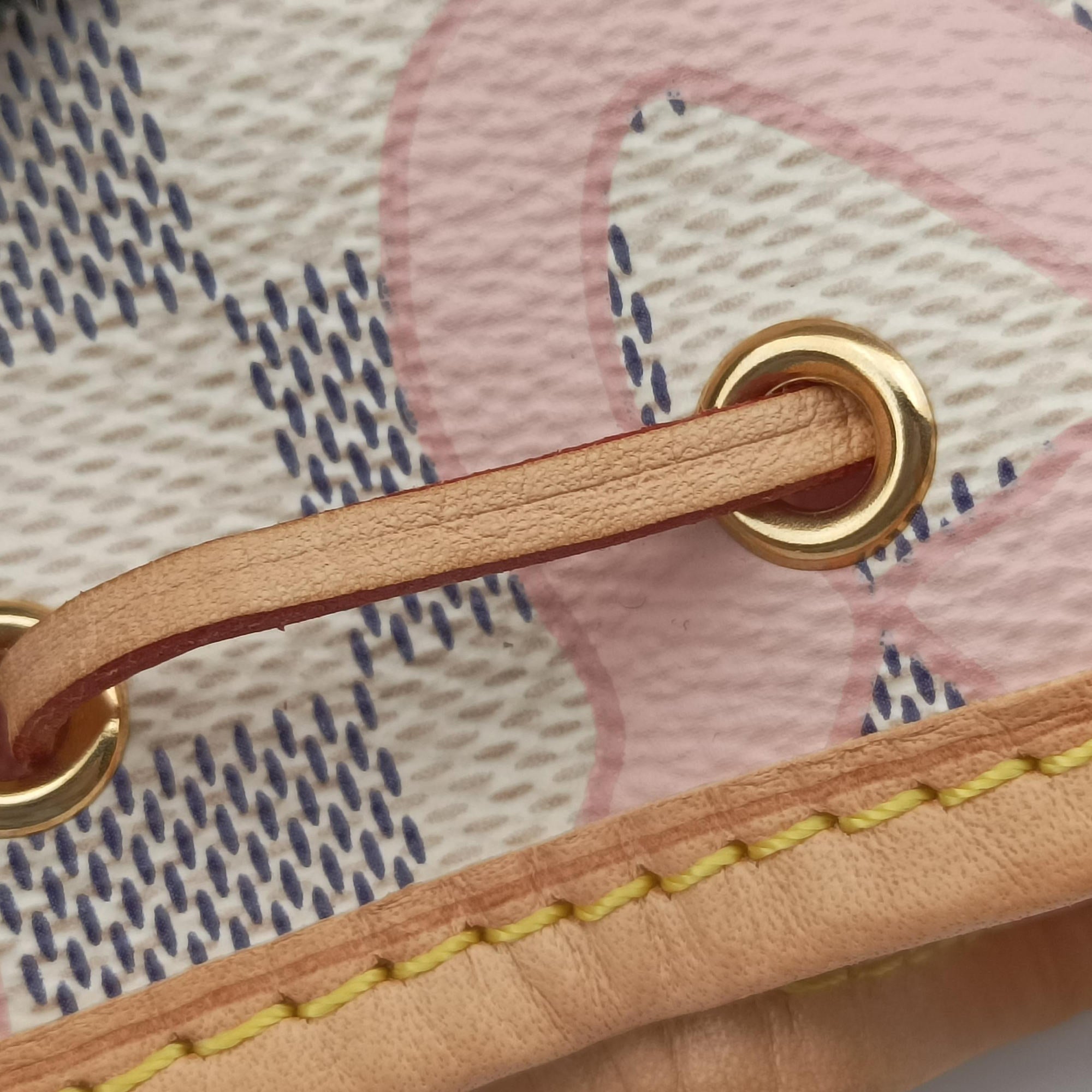 Pre-owned Louis Vuitton Tahitienne Nano Noe AZUR Damier Canvas N60052 shoulderbag | stylenewstar