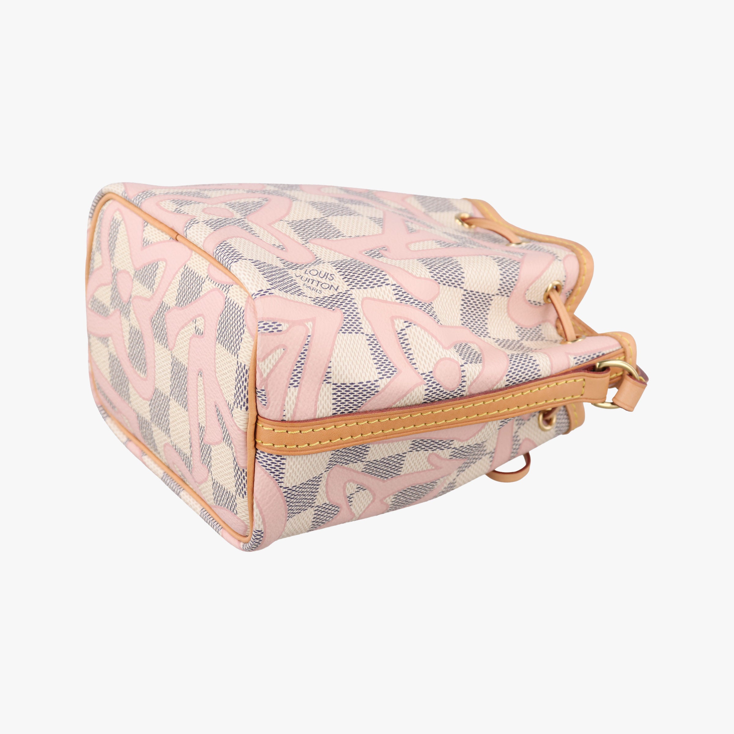 Pre-owned Louis Vuitton Tahitienne Nano Noe AZUR Damier Canvas N60052 shoulderbag | stylenewstar