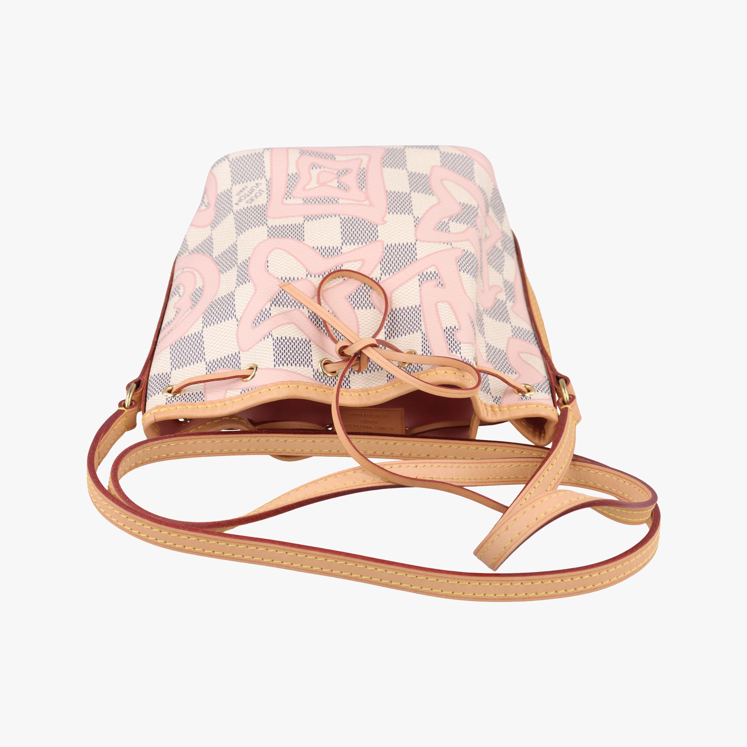 Pre-owned Louis Vuitton Tahitienne Nano Noe AZUR Damier Canvas N60052 shoulderbag | stylenewstar