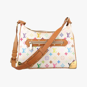 Pre-owned Louis Vuitton Boulogne White Monogram Multicolor M92660 shoulderbag | stylenewstar