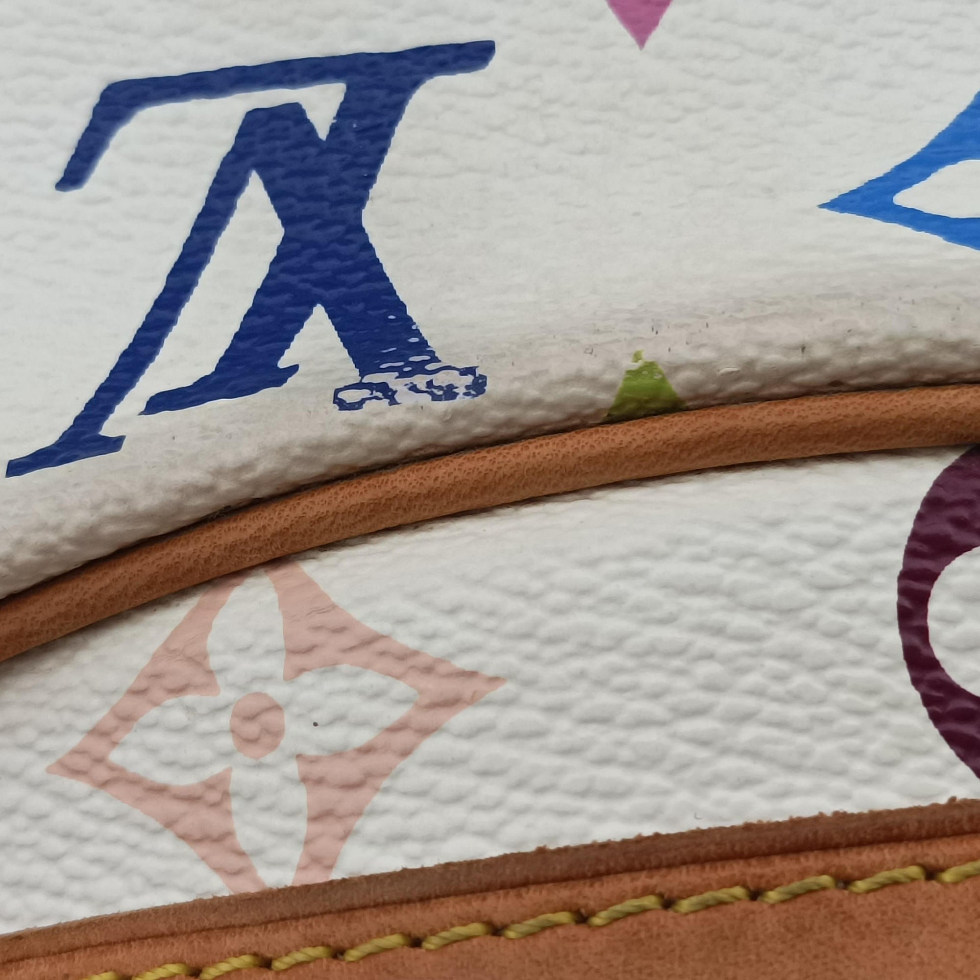 Pre-owned Louis Vuitton Boulogne White Monogram Multicolor M92660 shoulderbag | stylenewstar