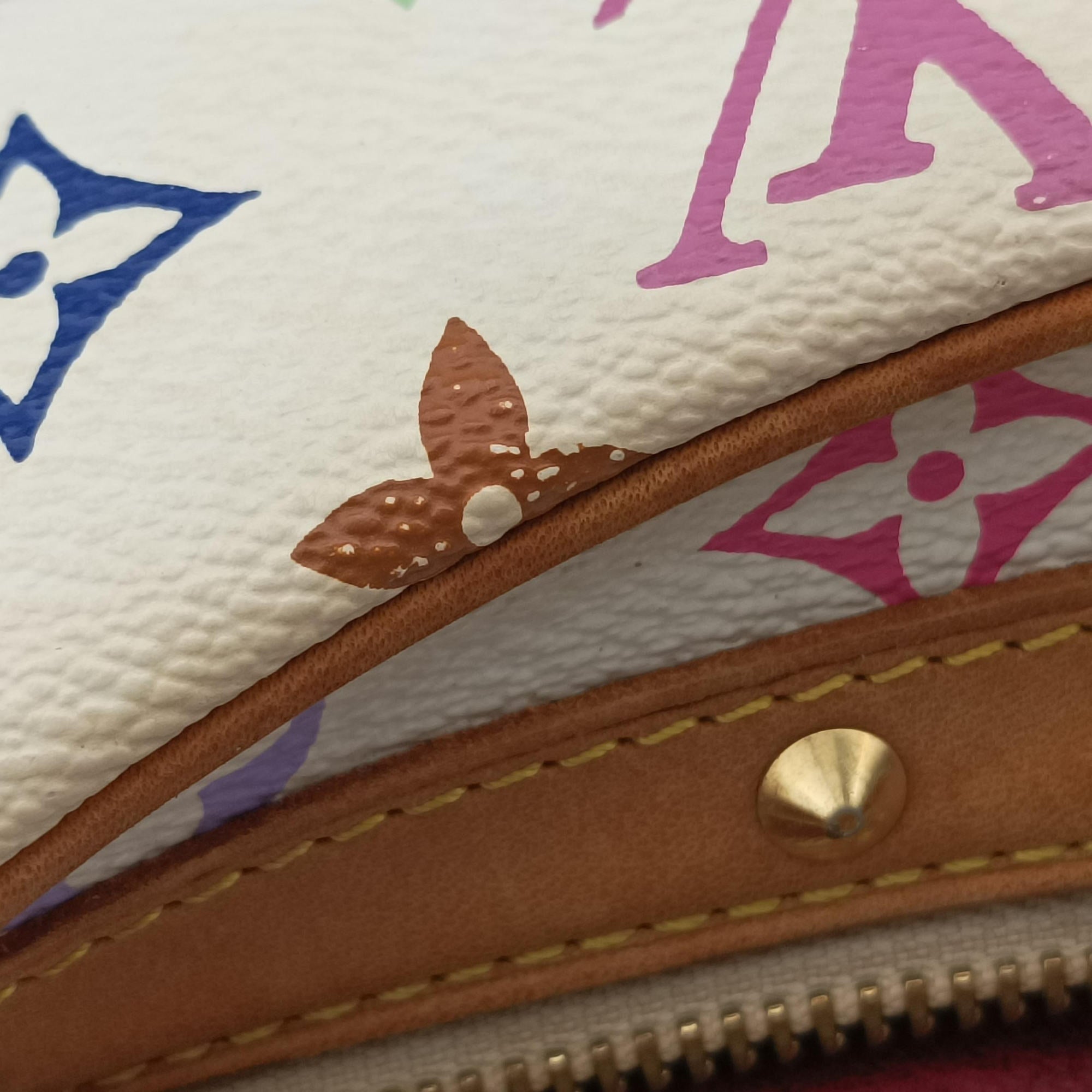 Pre-owned Louis Vuitton Boulogne White Monogram Multicolor M92660 shoulderbag | stylenewstar