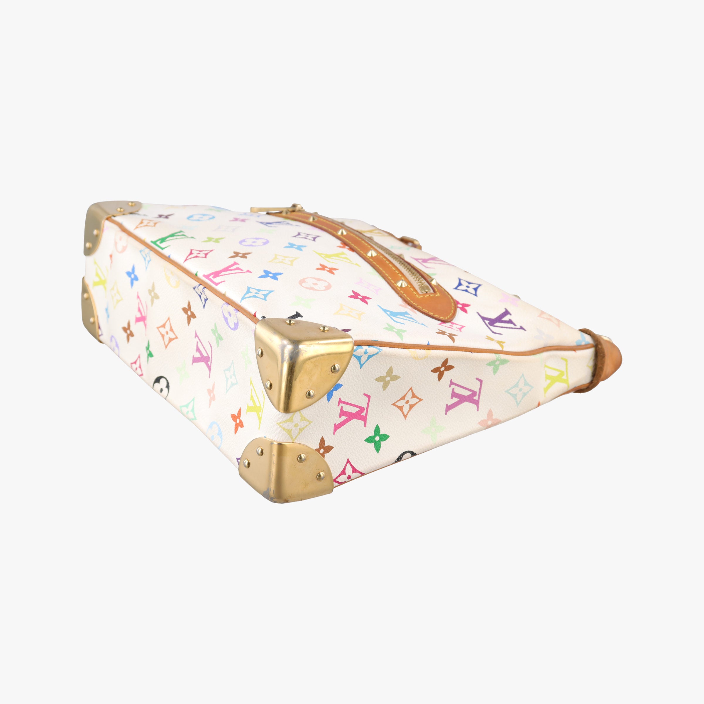 Pre-owned Louis Vuitton Boulogne White Monogram Multicolor M92660 shoulderbag | stylenewstar