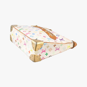 Pre-owned Louis Vuitton Boulogne White Monogram Multicolor M92660 shoulderbag | stylenewstar