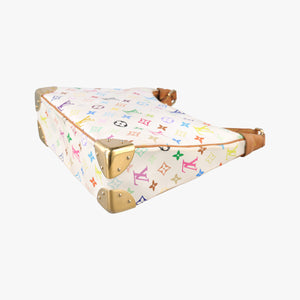 Pre-owned Louis Vuitton Boulogne White Monogram Multicolor M92660 shoulderbag | stylenewstar