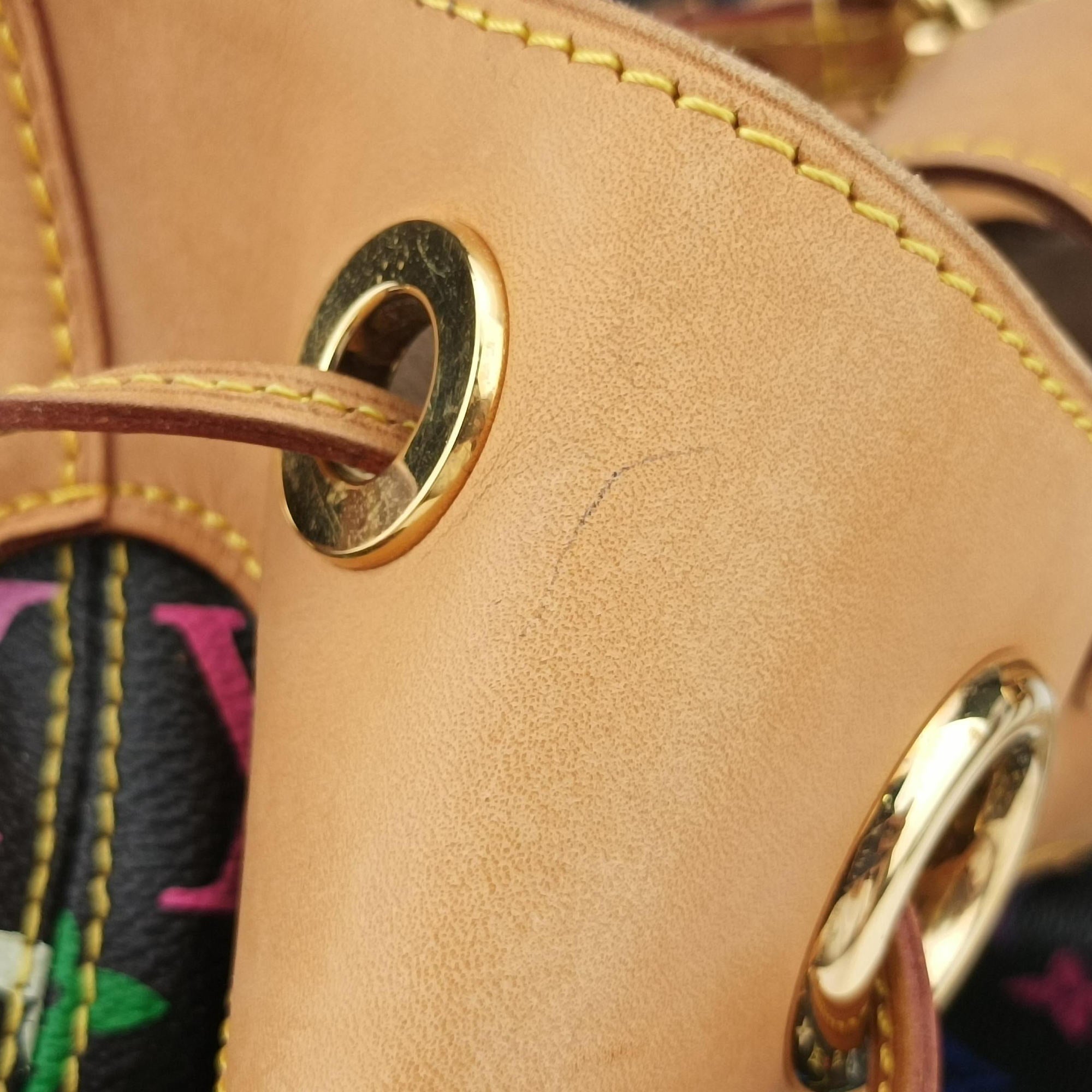 Pre-owned Louis Vuitton URSULA Noir Monogram Multicolor M40124 shoulderbag | stylenewstar