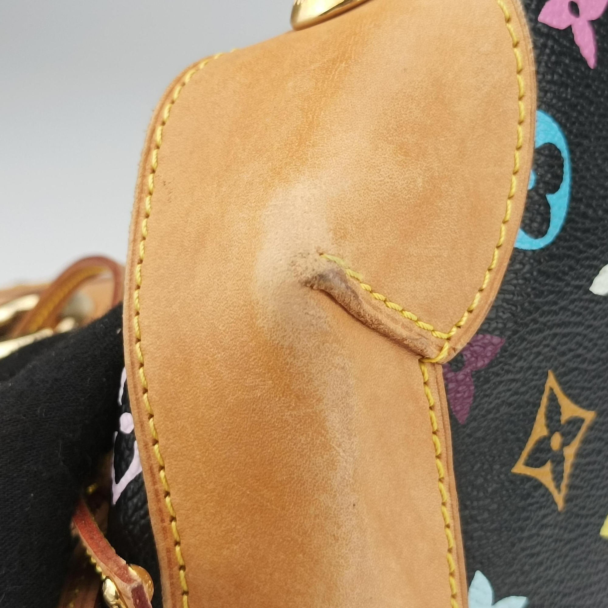 Pre-owned Louis Vuitton URSULA Noir Monogram Multicolor M40124 shoulderbag | stylenewstar