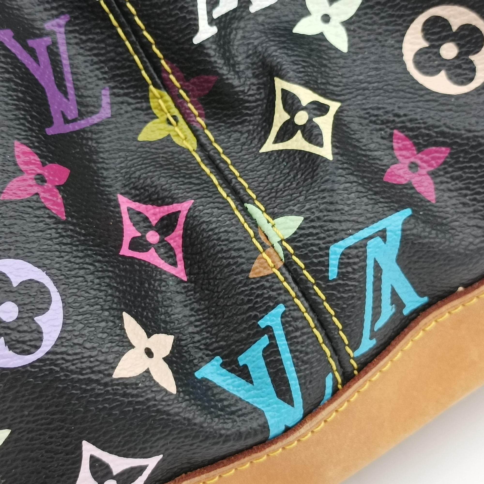 Pre-owned Louis Vuitton URSULA Noir Monogram Multicolor M40124 shoulderbag | stylenewstar