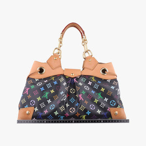 Pre-owned Louis Vuitton URSULA Noir Monogram Multicolor M40124 shoulderbag | stylenewstar