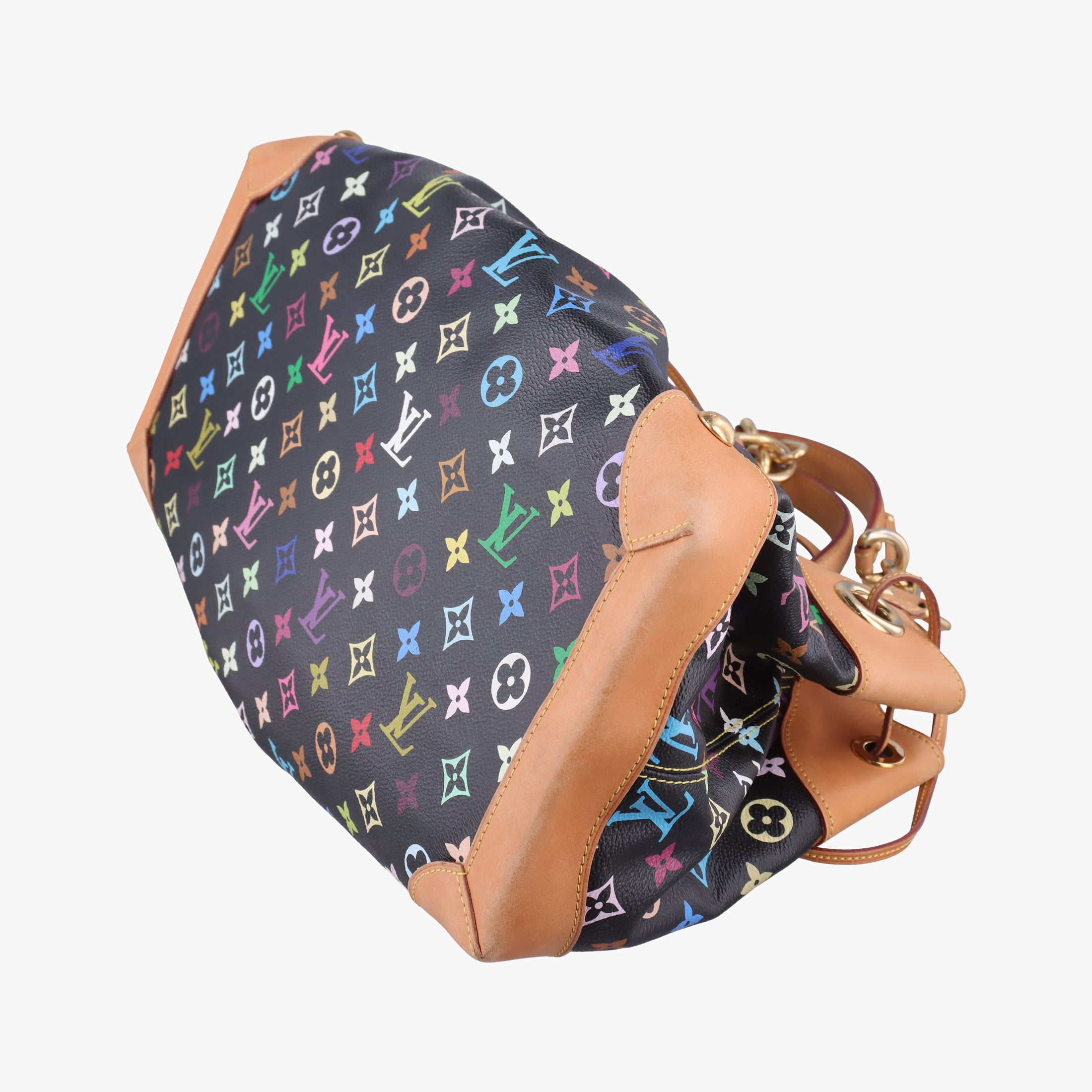Pre-owned Louis Vuitton URSULA Noir Monogram Multicolor M40124 shoulderbag | stylenewstar