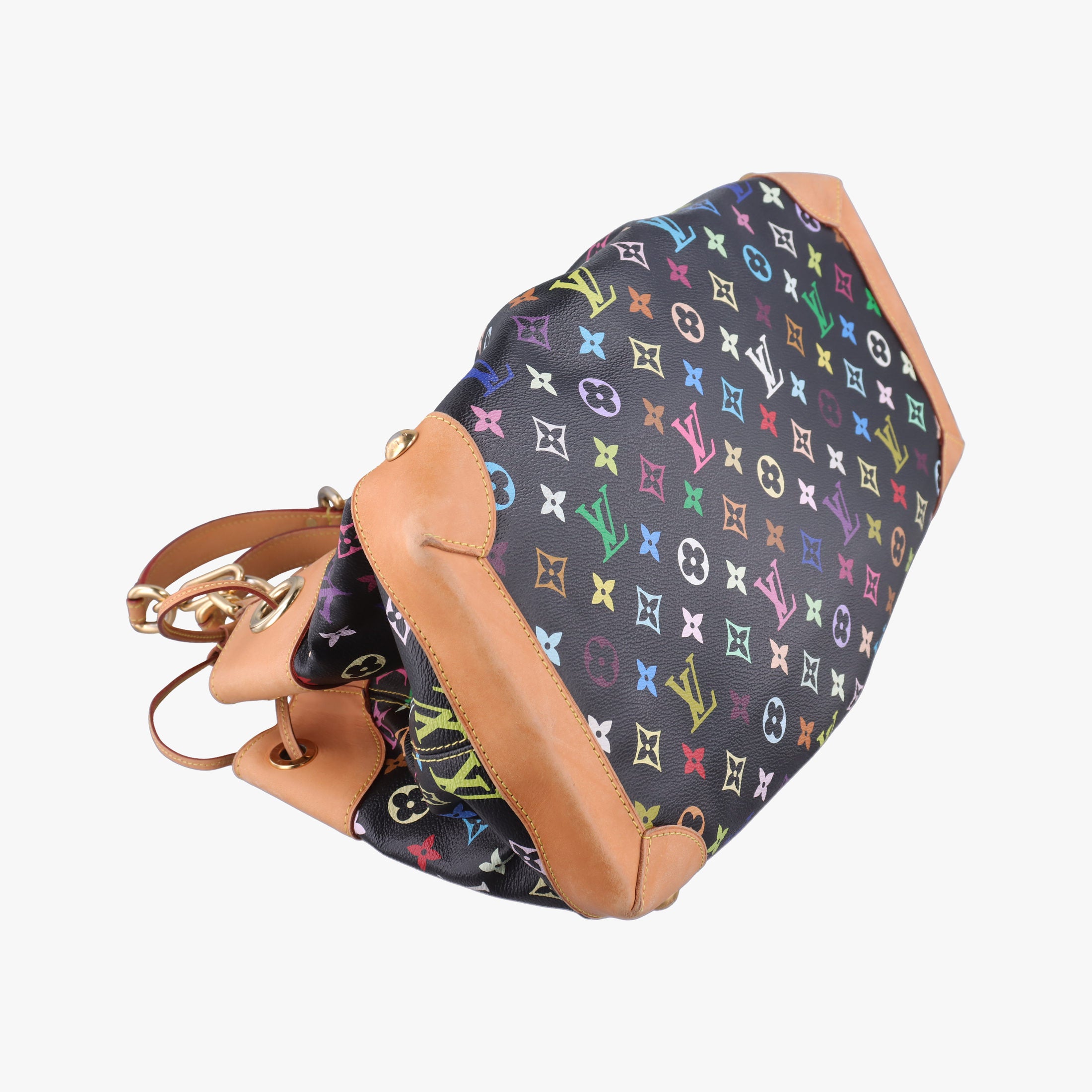 Pre-owned Louis Vuitton URSULA Noir Monogram Multicolor M40124 shoulderbag | stylenewstar
