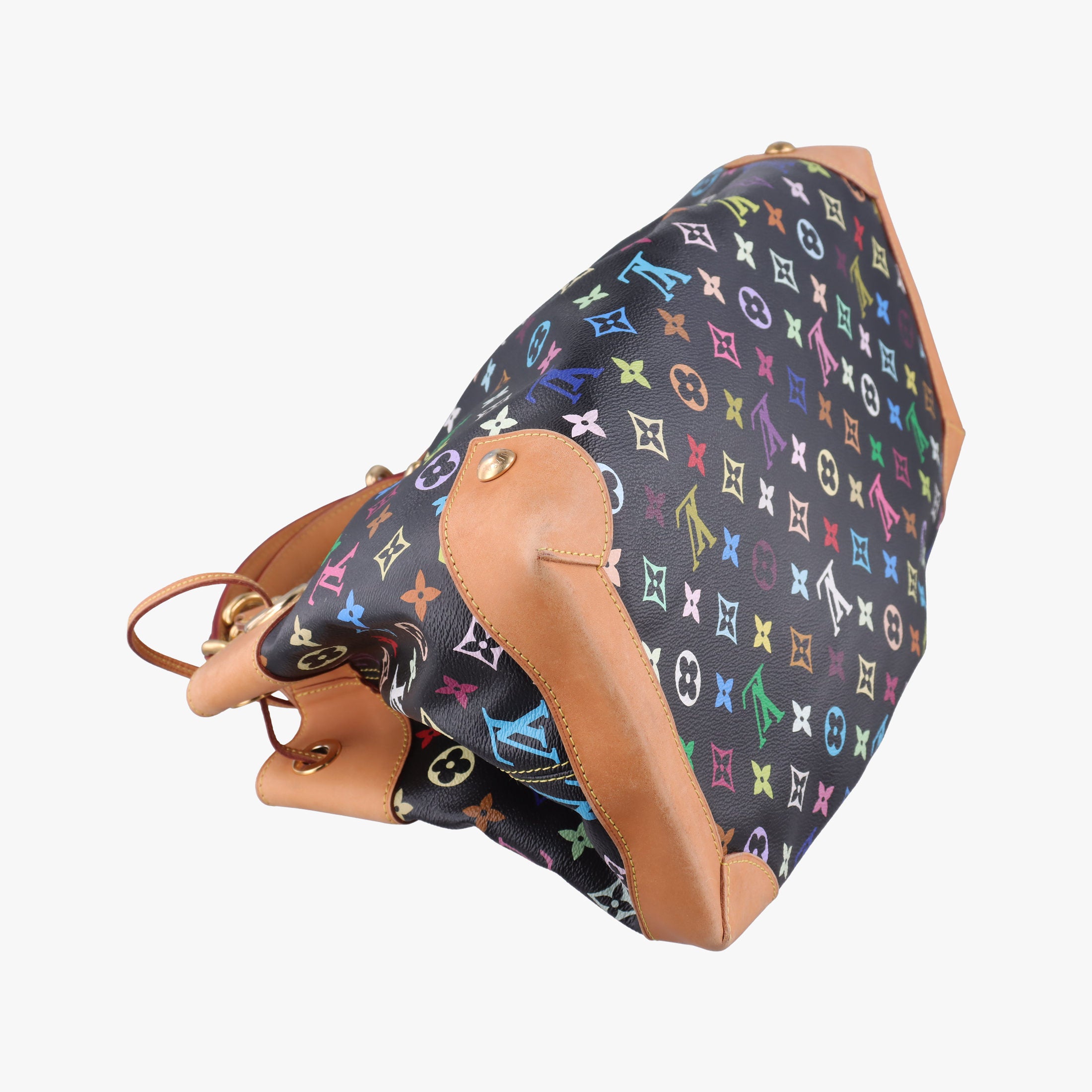 Pre-owned Louis Vuitton URSULA Noir Monogram Multicolor M40124 shoulderbag | stylenewstar