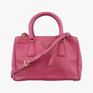 Vintage Prada Galleria Rose SAFFIANO Leather BN1786 shoulderbag | stylenewstar