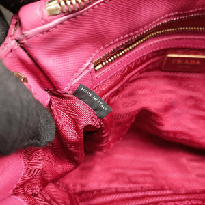 Vintage Prada Galleria Rose SAFFIANO Leather BN1786 shoulderbag | stylenewstar