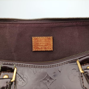 Pre-owned Louis Vuitton Alma GM Rouge Fauvist Vernis M91687 handbag | stylenewstar