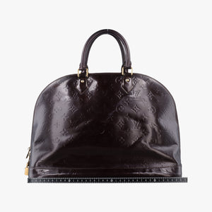 Pre-owned Louis Vuitton Alma GM Rouge Fauvist Vernis M91687 handbag | stylenewstar