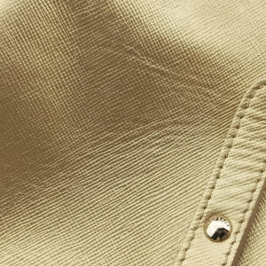 Secondhand VERSACE La Medusa Palazzo bowling Golden Leather  shoulderbag | stylenewstar