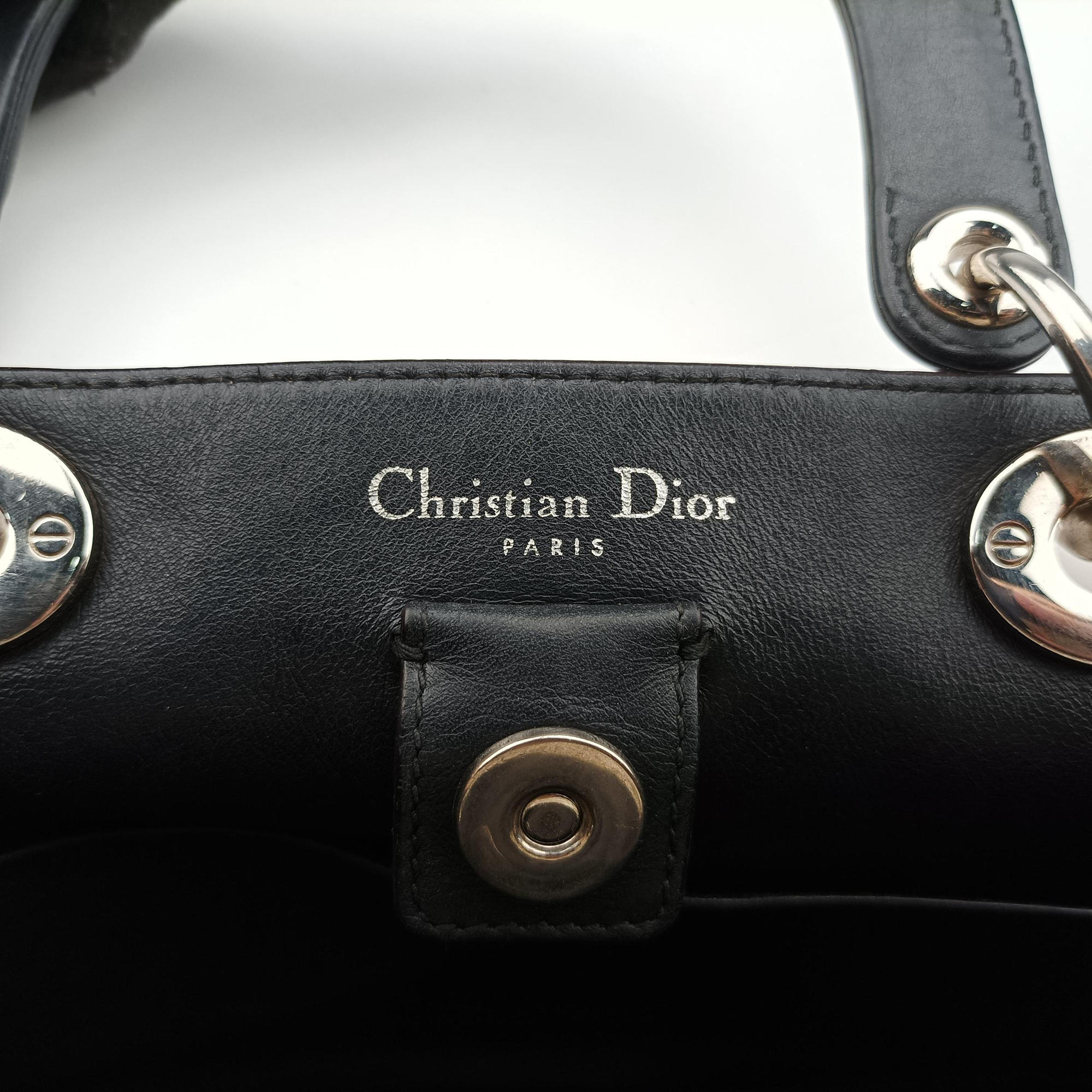 Pre-owned Christian Dior Diorissimo pink×red Leather  shoulderbag | stylenewstar