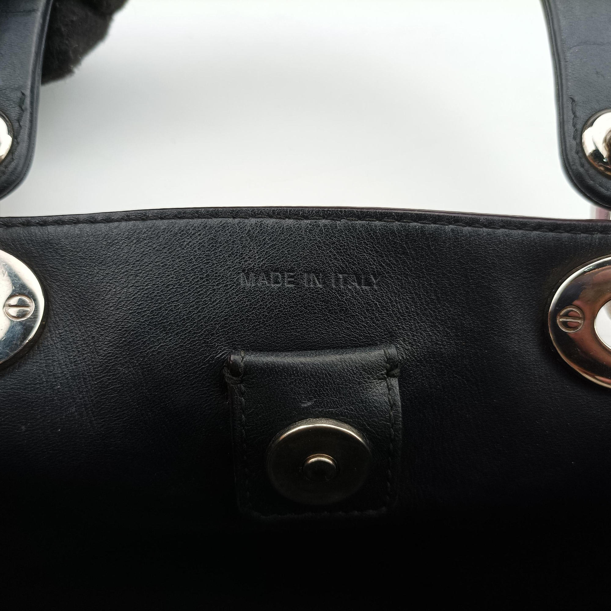 Pre-owned Christian Dior Diorissimo pink×red Leather  shoulderbag | stylenewstar