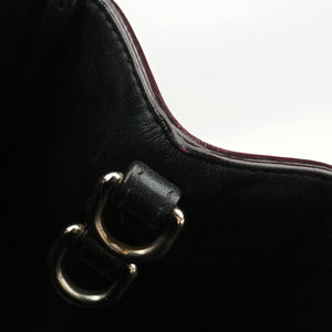 Pre-owned Christian Dior Diorissimo pink×red Leather  shoulderbag | stylenewstar