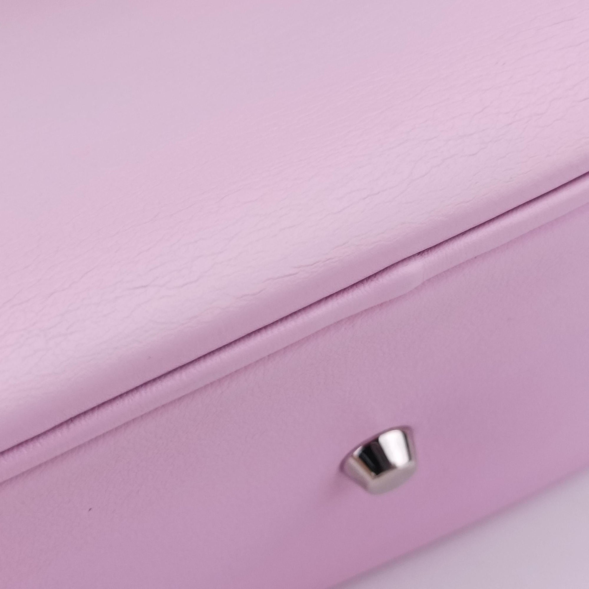 Pre-owned Christian Dior Diorissimo pink×red Leather  shoulderbag | stylenewstar