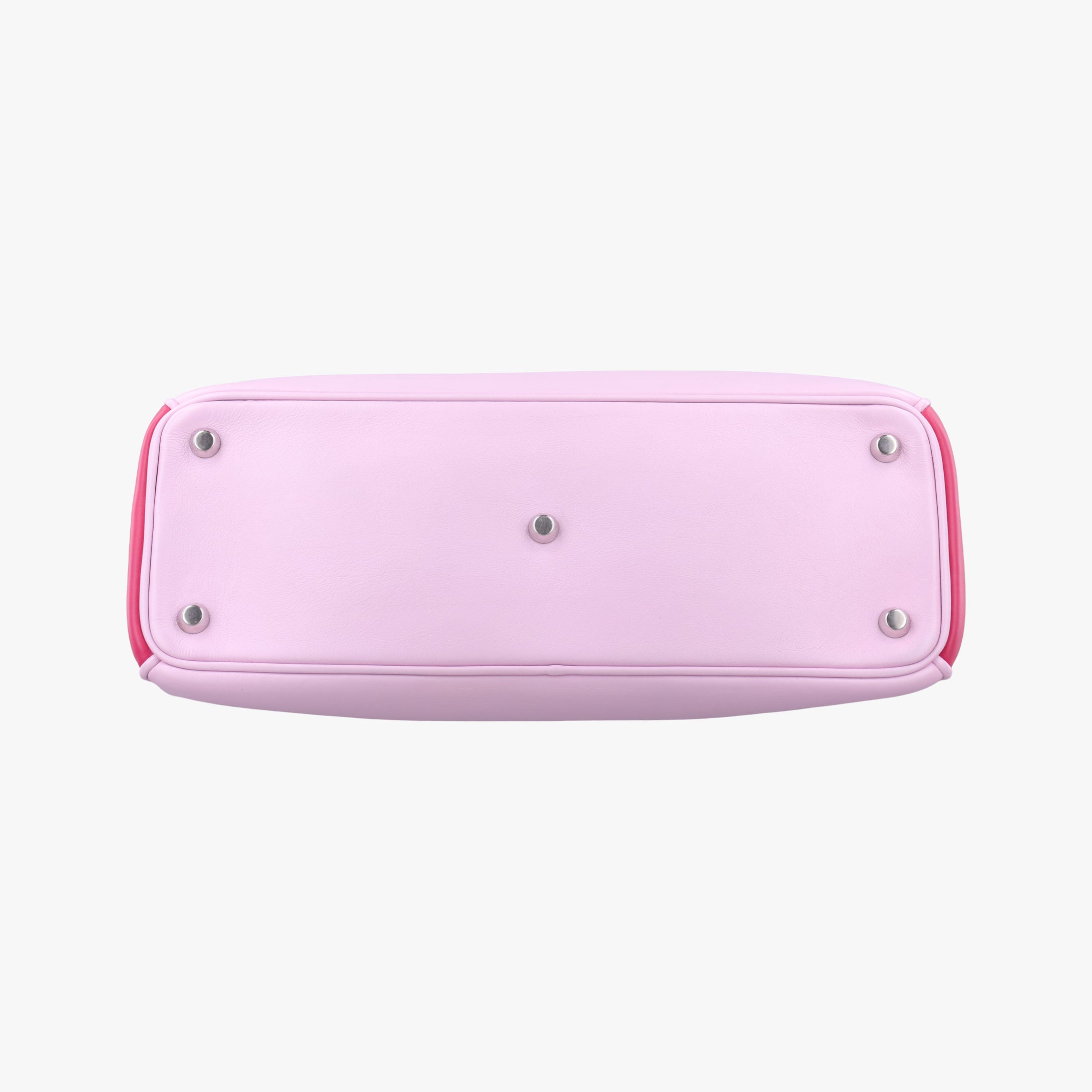 Pre-owned Christian Dior Diorissimo pink×red Leather  shoulderbag | stylenewstar