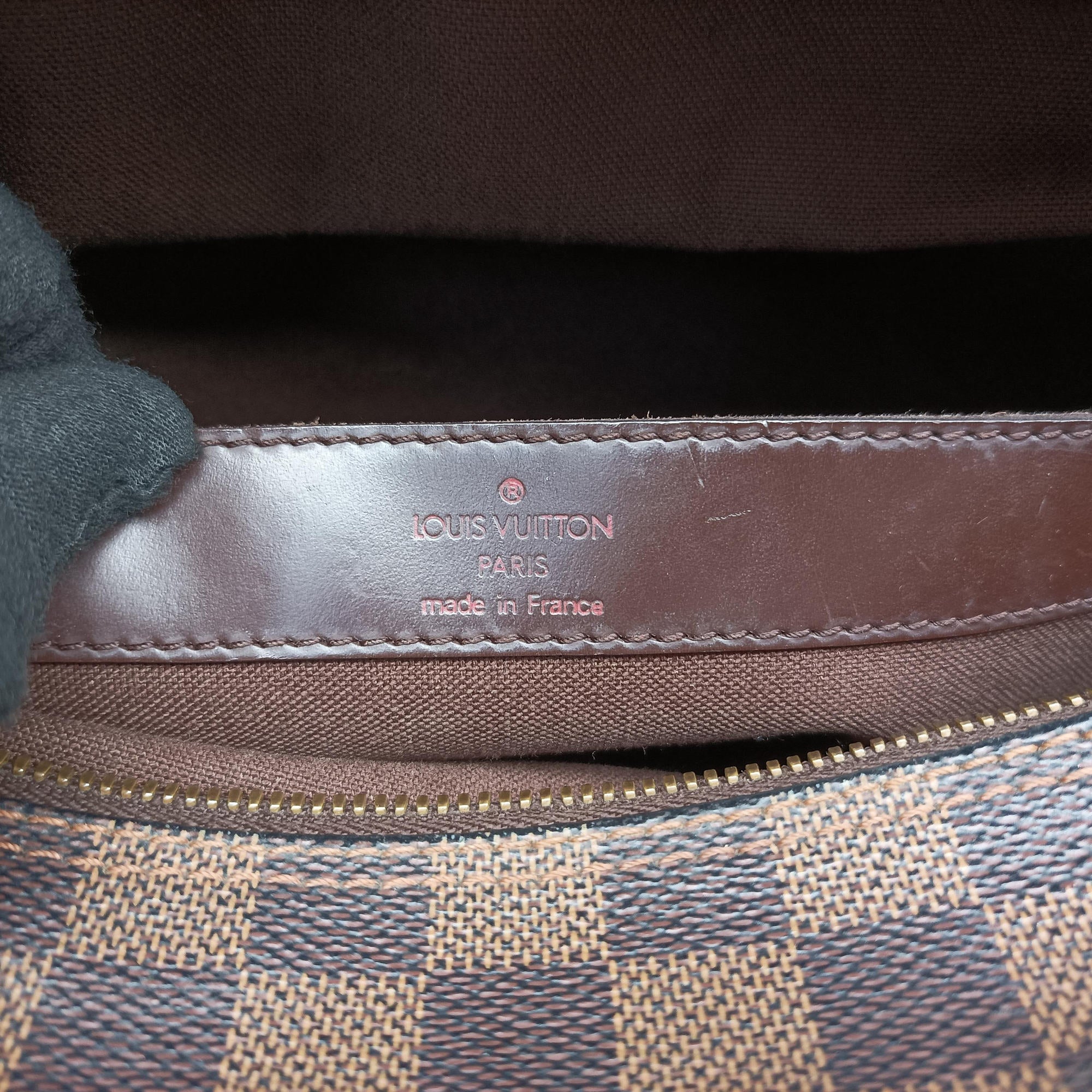 Pre-owned Louis Vuitton NAVIGLIO EBENE Damier Canvas N45255 shoulderbag | stylenewstar