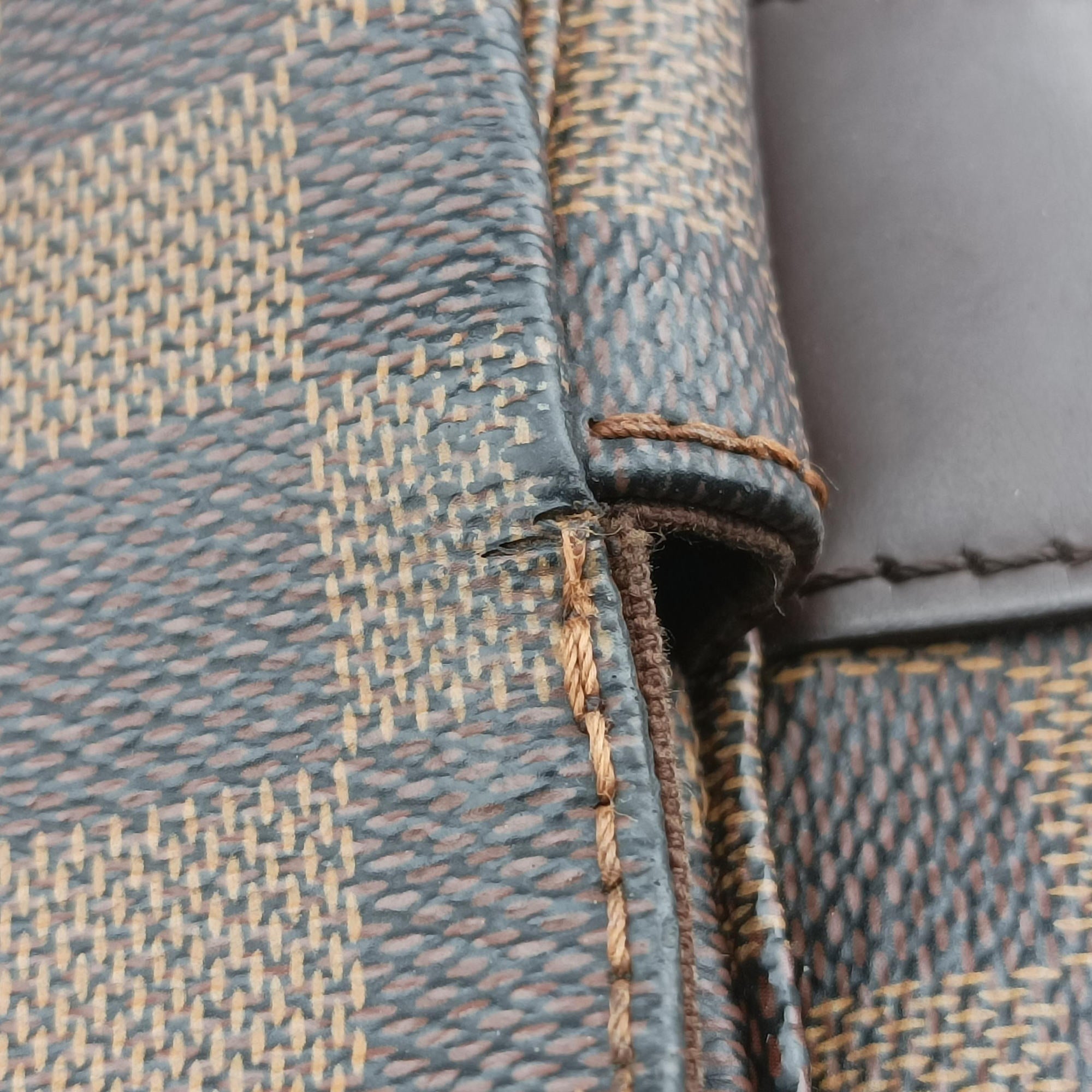 Pre-owned Louis Vuitton NAVIGLIO EBENE Damier Canvas N45255 shoulderbag | stylenewstar