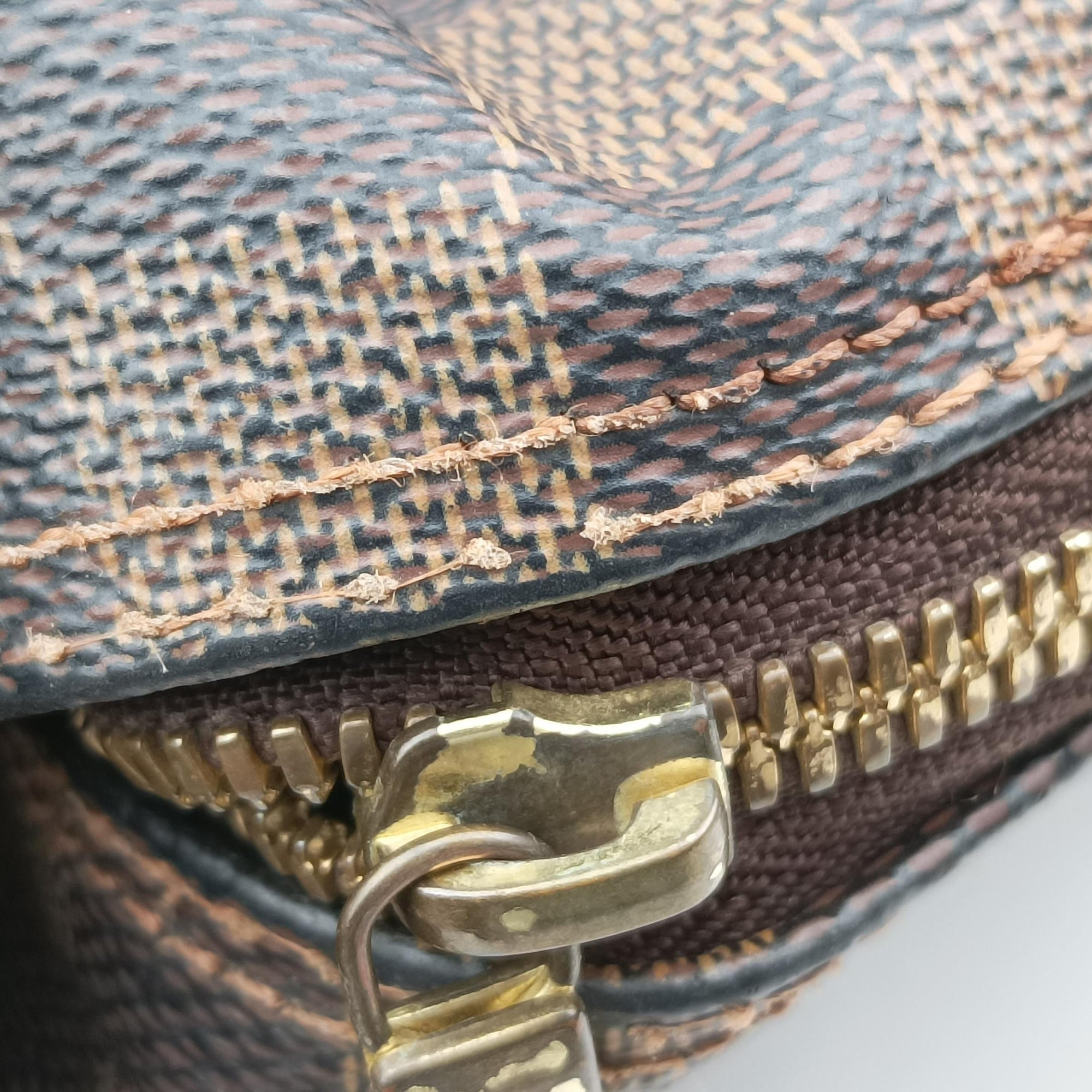 Pre-owned Louis Vuitton NAVIGLIO EBENE Damier Canvas N45255 shoulderbag | stylenewstar