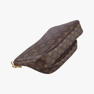 Pre-owned Louis Vuitton Multi Pochette Accessoir brown×khaki Monogram Canvas M44813 shoulderbag | stylenewstar
