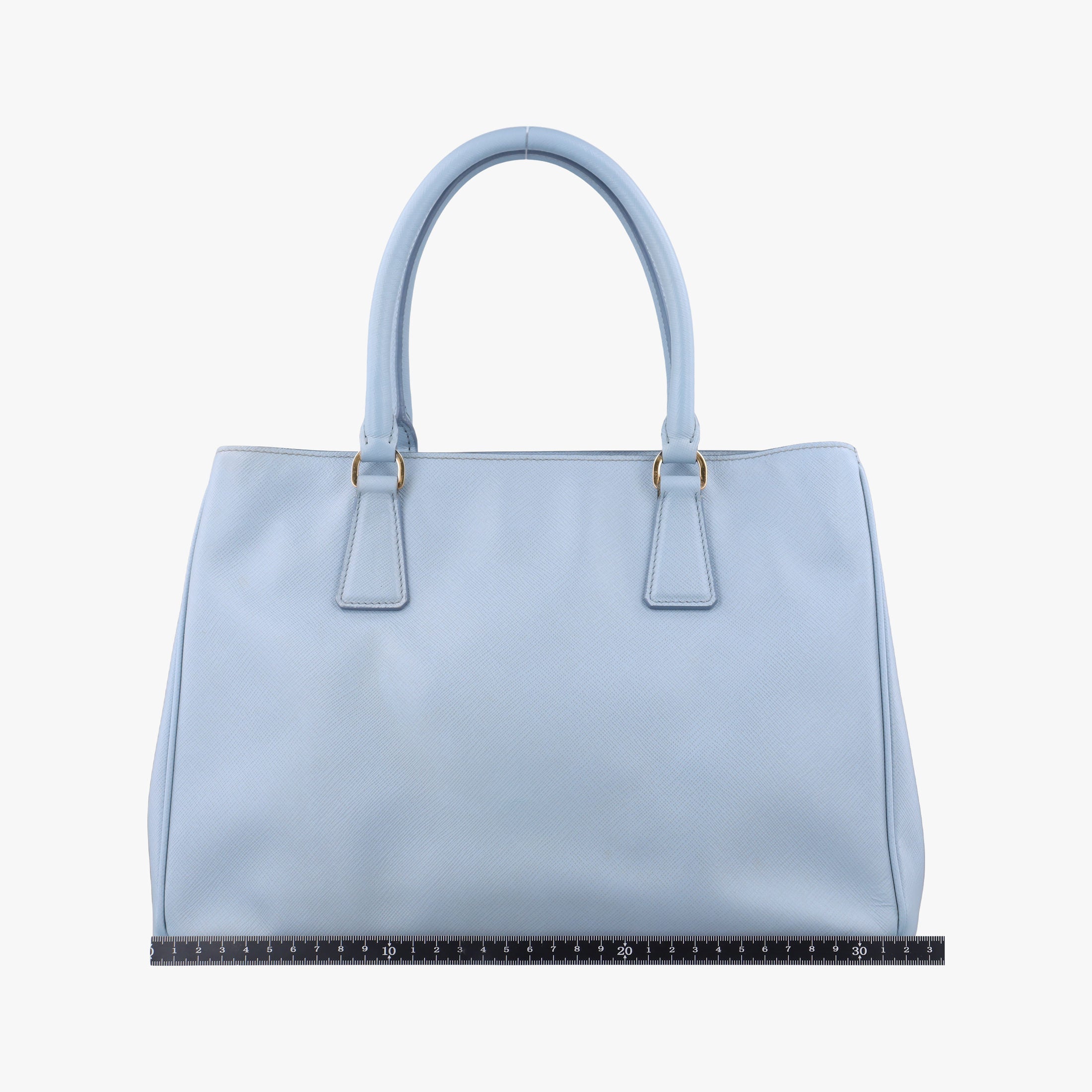 Pre-owned Prada Galleria Blue SAFFIANO Leather BN1801 shoulderbag | stylenewstar