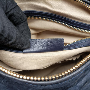 Vintage Givenchy Pandora Navy Leather  shoulderbag | stylenewstar